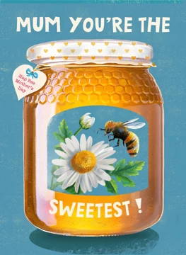 Sweetest Mum Honey Jar