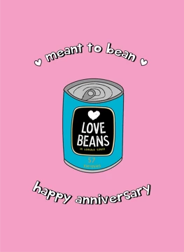 Meant To Bean - Happy Anniversary