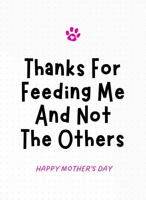 Thanks For Feeding Me