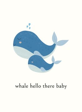 Whale Hello There Baby