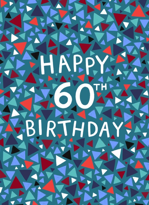 Geometric - Happy 60th Birthday