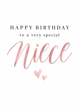 Happy Birthday to a Very Special Niece