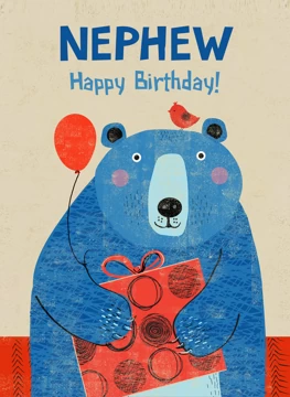 Nephew Happy Birthday Bear