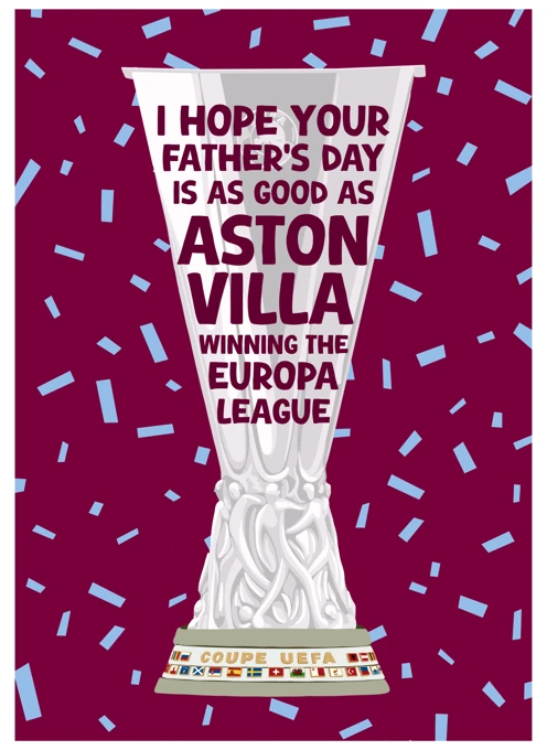 Aston Villa Europa League Father's Day