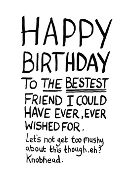 Happy Birthday to the Bestest Friend