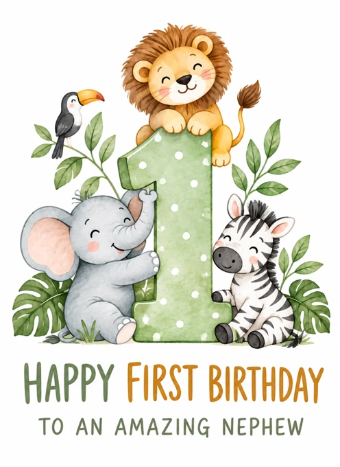 Happy First Birthday to an Amazing Nephew