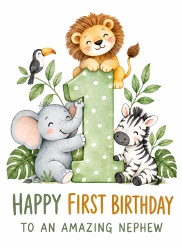 Happy First Birthday to an Amazing Nephew