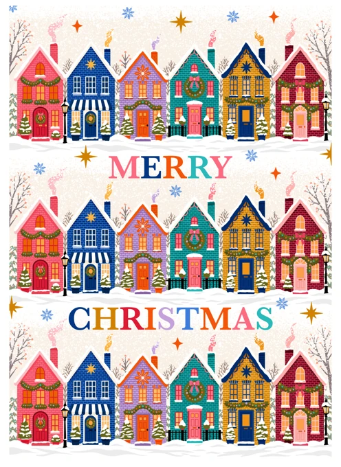 Merry Christmas Village