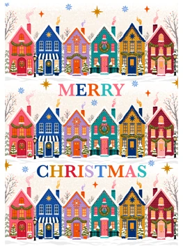 Merry Christmas Village