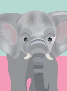 Wise & Steady | Elephant Card