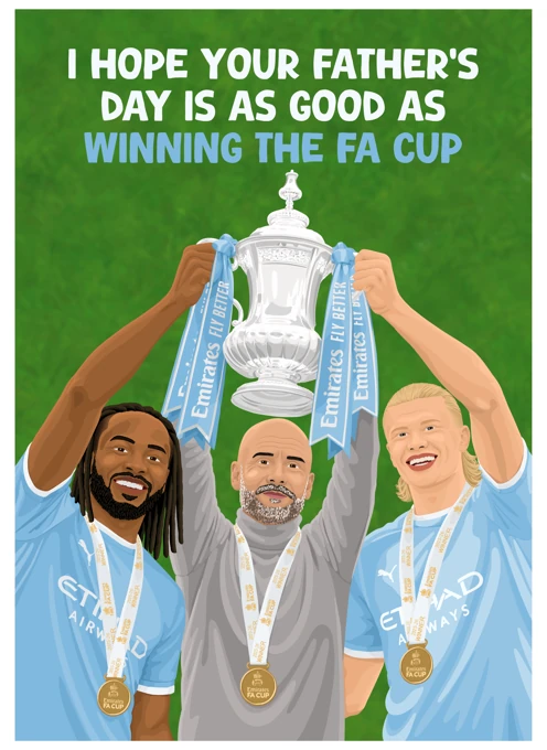 Man City FA Cup Father's Day
