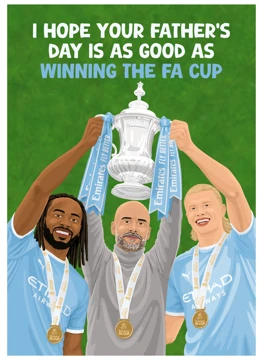 Man City FA Cup Father's Day