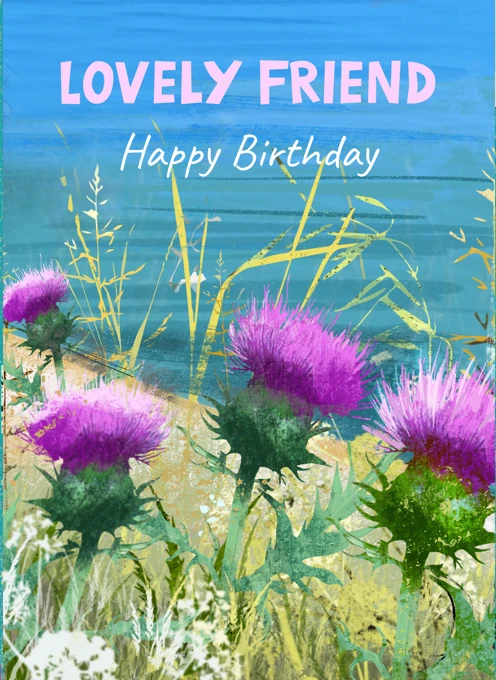 Lovely Friend Happy Birthday