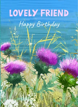Lovely Friend Happy Birthday