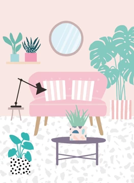 Lounge Greetings Card