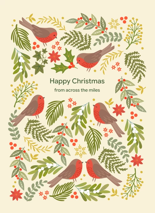 Merry Christmas Robins