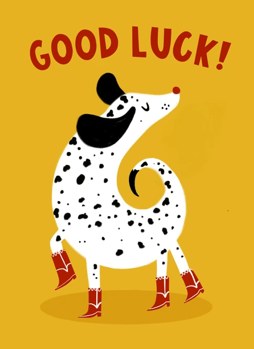 Good Luck Dalmation