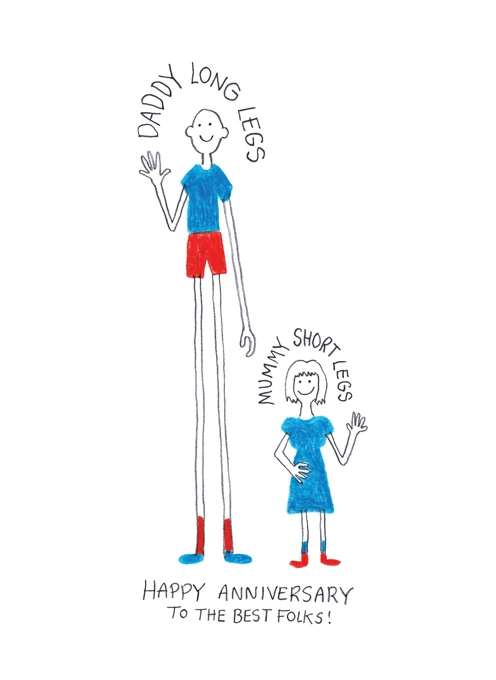 Daddy Long Legs, Mummy Short Legs