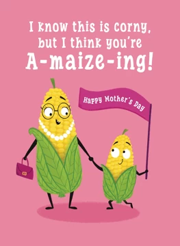 Cute Sweetcorn Mother's Day