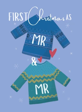 First Christmas As Mr & Mr