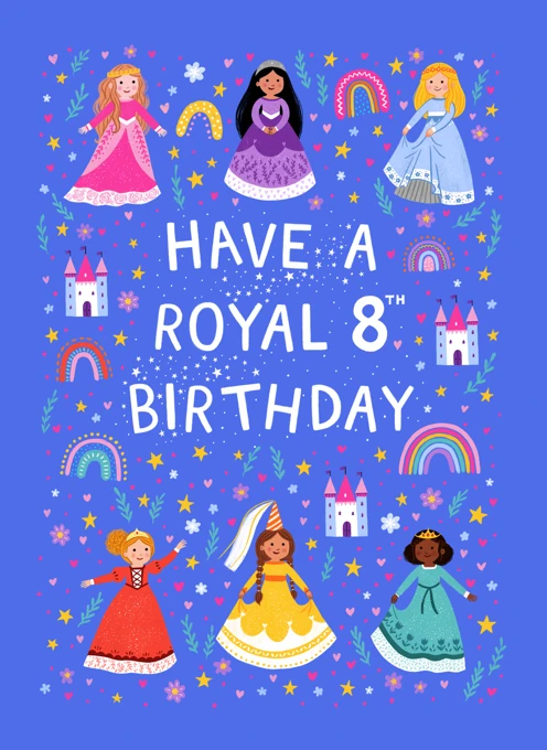 Have a Royal 8th Birthday - Princess