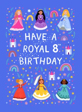 Have a Royal 8th Birthday - Princess