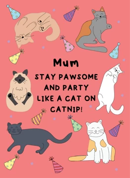 Stay Pawsome Mum