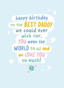 Happy Birthday Best Daddy