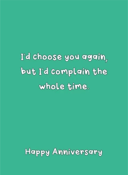 I'd Choose You Again