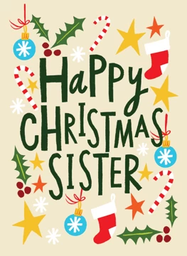Happy Christmas Sister