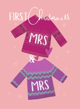 First Christmas As Mrs & Mrs