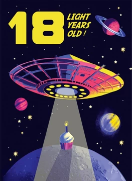 18th Birthday Space Sci Fi