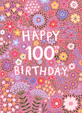 Floral - Happy 100th Birthday