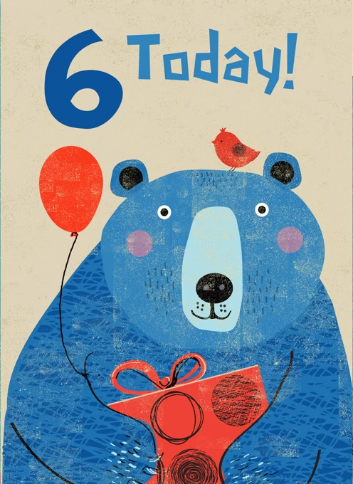 6th Birthday Bear