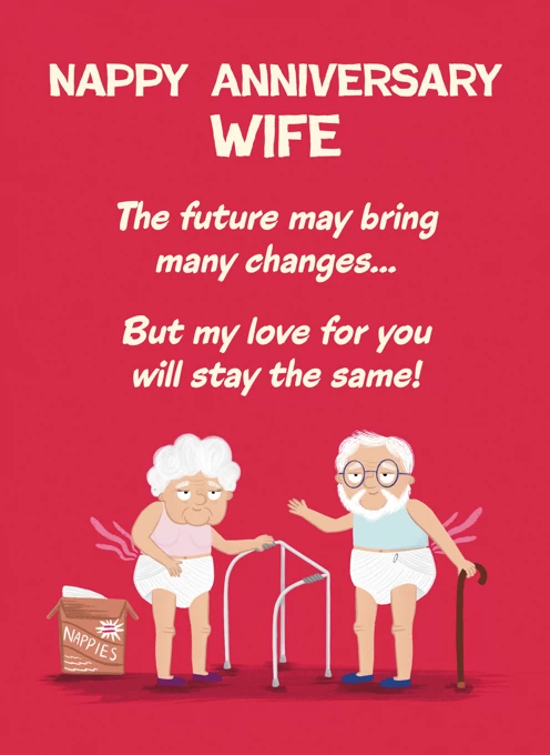 Nappy Anniversary Wife