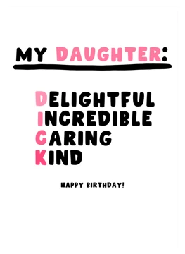 My Daughter - DICK