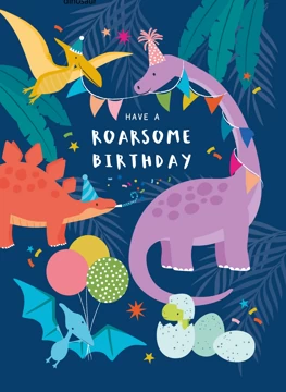 Roarsome Birthday Dinosaurs