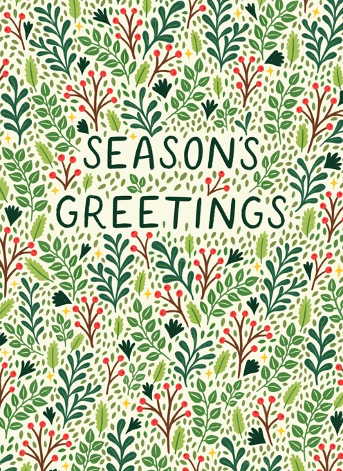 Season's Greetings - Floral