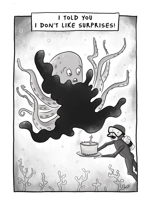 Octopus Ink Surprise!