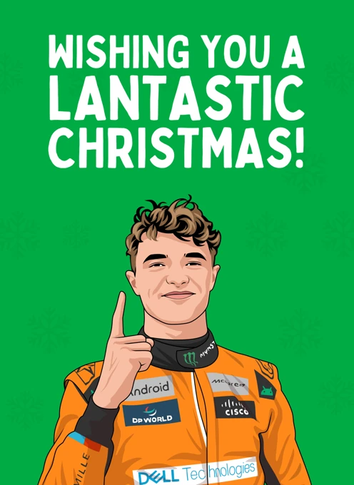 Wishing You a Lantastic Christmas - Lando Norris