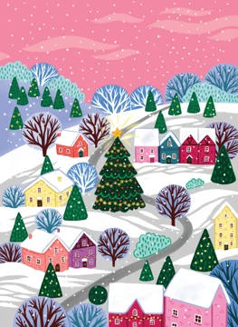 Winter Christmas Village