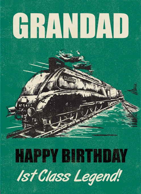 Grandad - 1st Class Legend Train