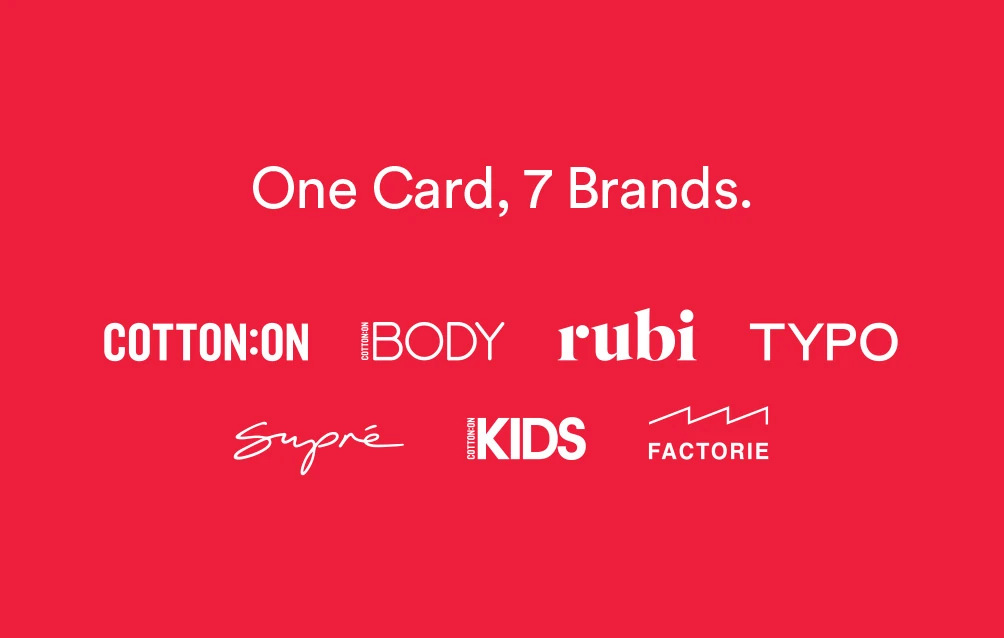 Cotton On Gift Card