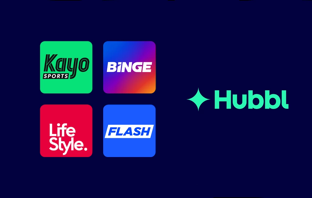 HUBBL, Kayo Sports, Binge, Flash News & LifeStyle Gift Card